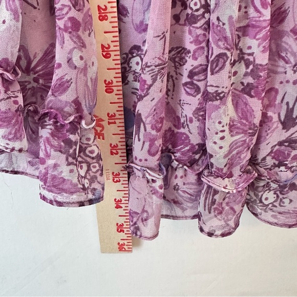 Misa Los Angeles Purple Floral Dress - Picture 5 of 5